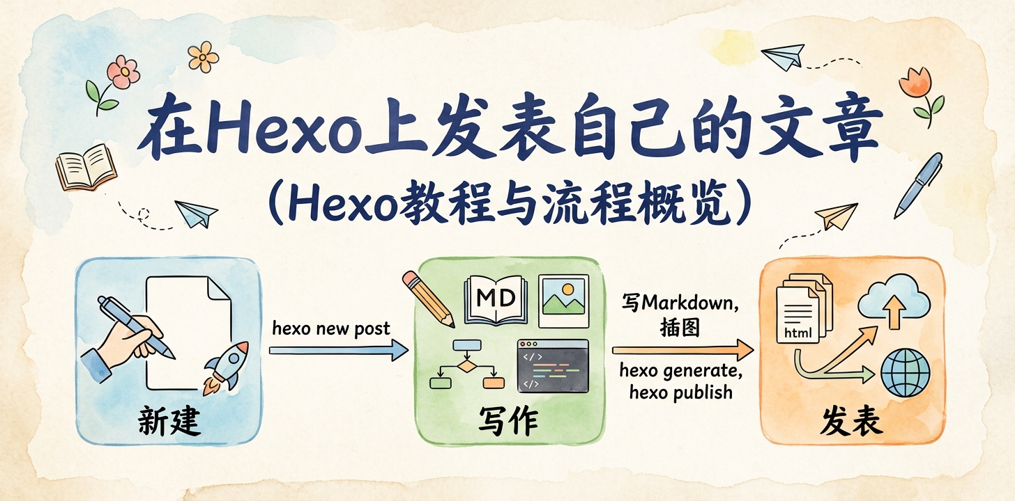 在Hexo上发表自己的文章